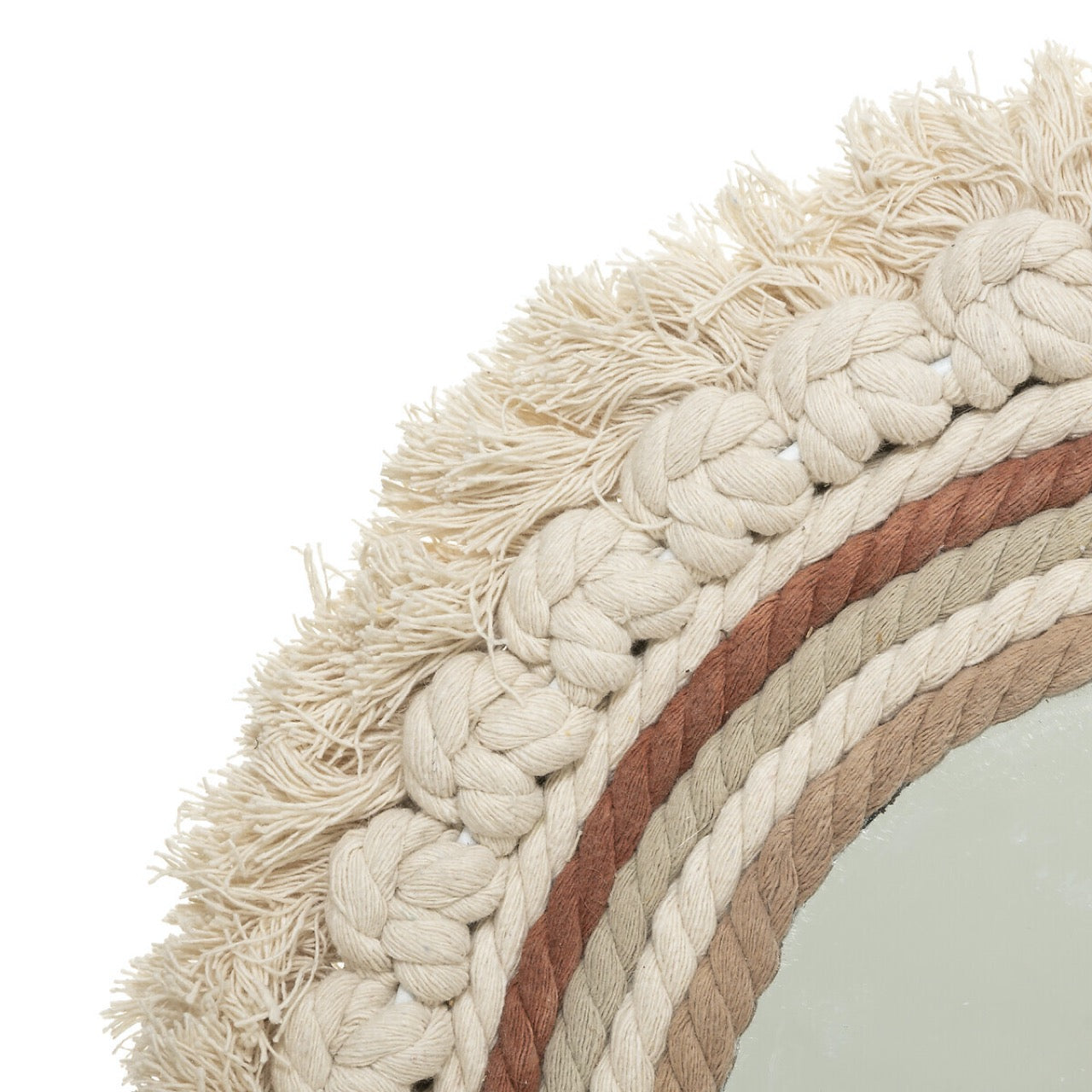 Espejo de Cuerda de Macramé - "Wonder"