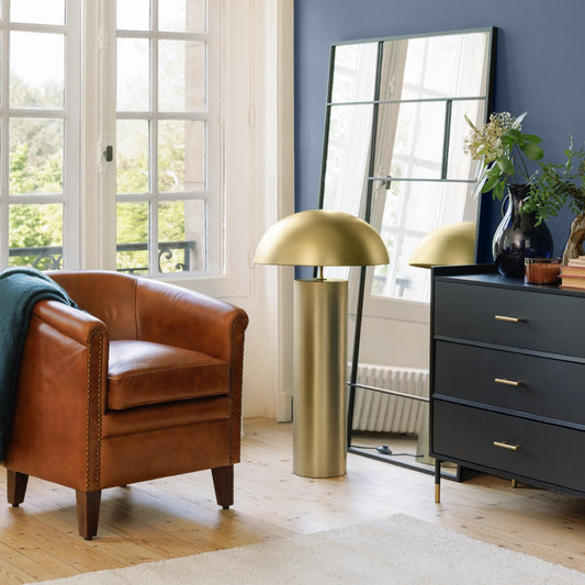 Espejo Ventana Negro de Metal - "Alma"