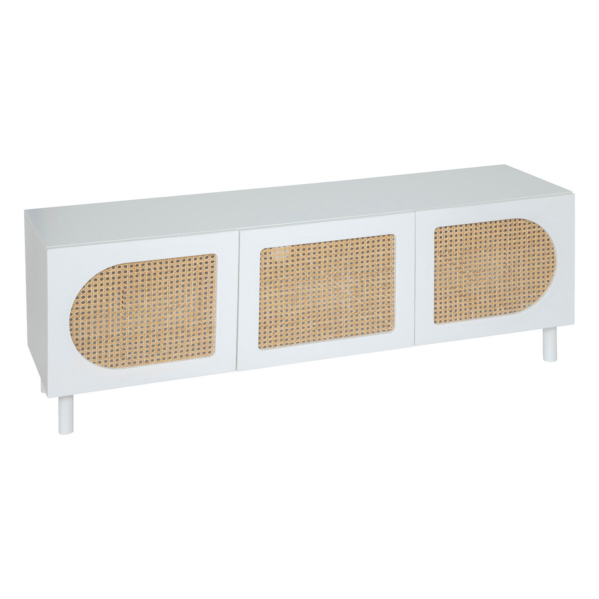 Mueble TV de Madera y Ratán - "Karas"