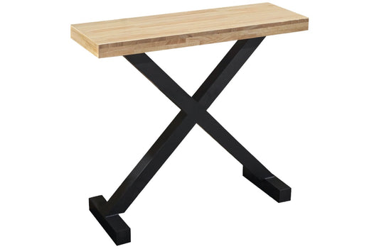 Consola de Madera y Patas de Metal Negro - "Loft"