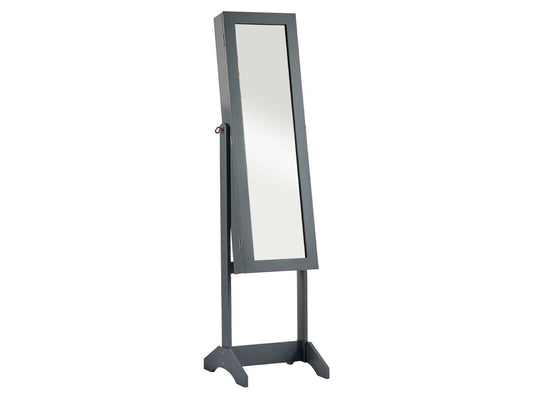 Joyero de Pie de Madera Gris - "Serry"