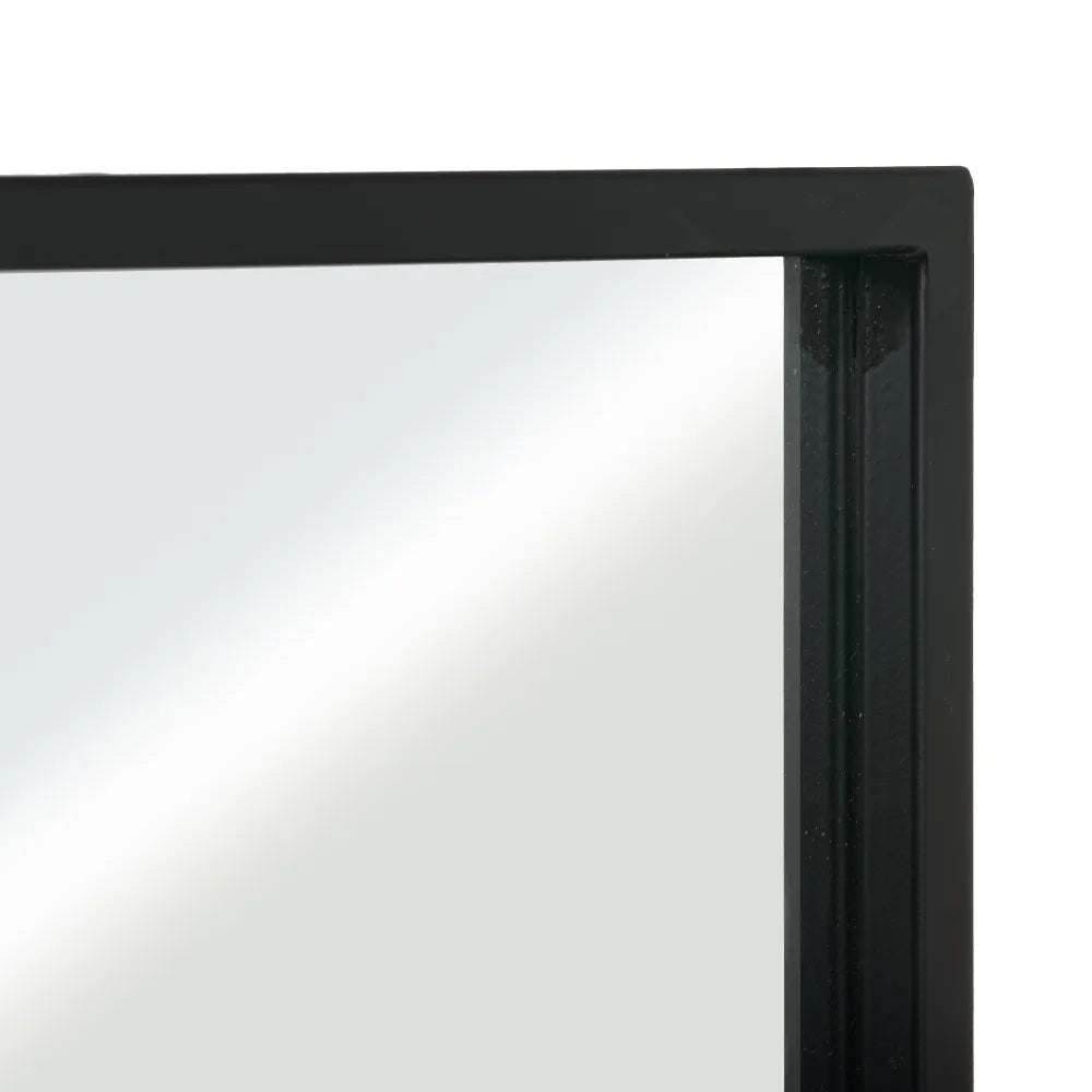 Espejo Ventana de Metal Negro "AXIA" - 120x90cm