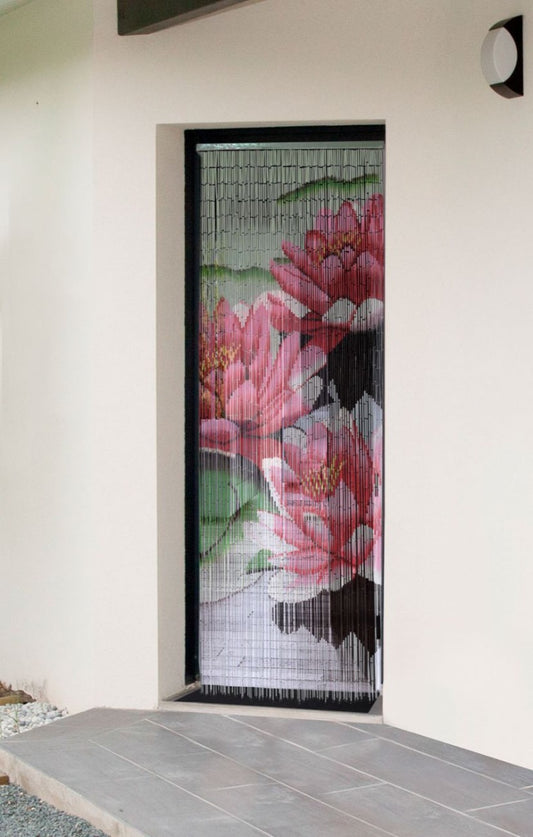 Cortina de Bambú de Puerta - "Lotto”