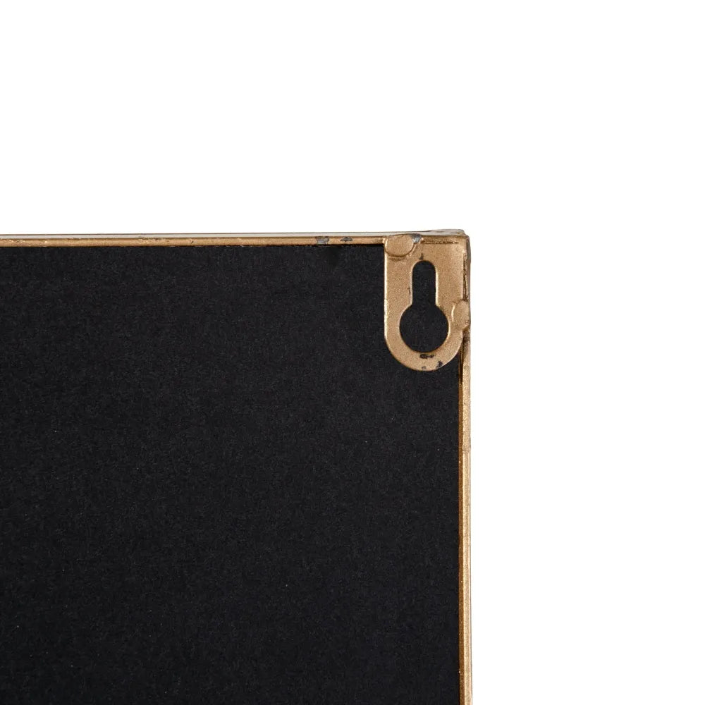 Espejo Ventana de Metal Dorado "AXIA"- 120x90cm