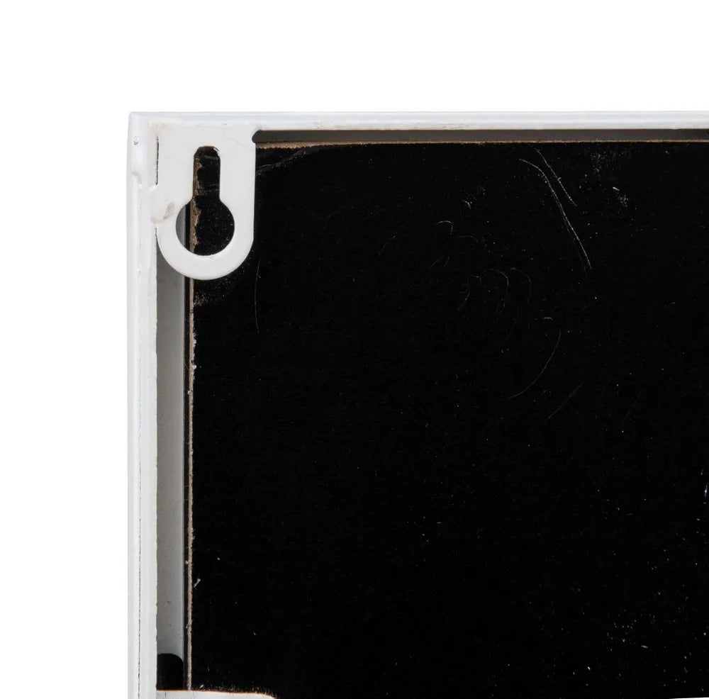 Espejo Ventana Blanco Roto de Metal - “AXIA” - 120x90cm