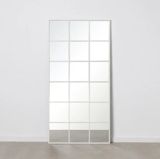 Espejo Ventana de Metal Blanco - “AXIA” - 180x90cm