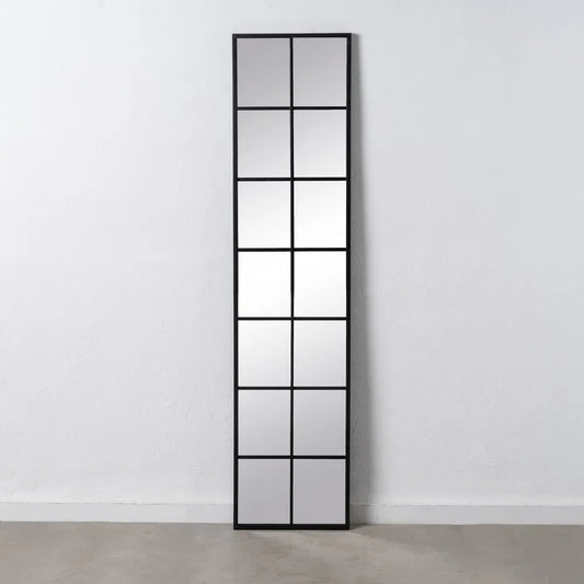 Espejo Ventana de Metal Negro "AXIA" - 40x170cm