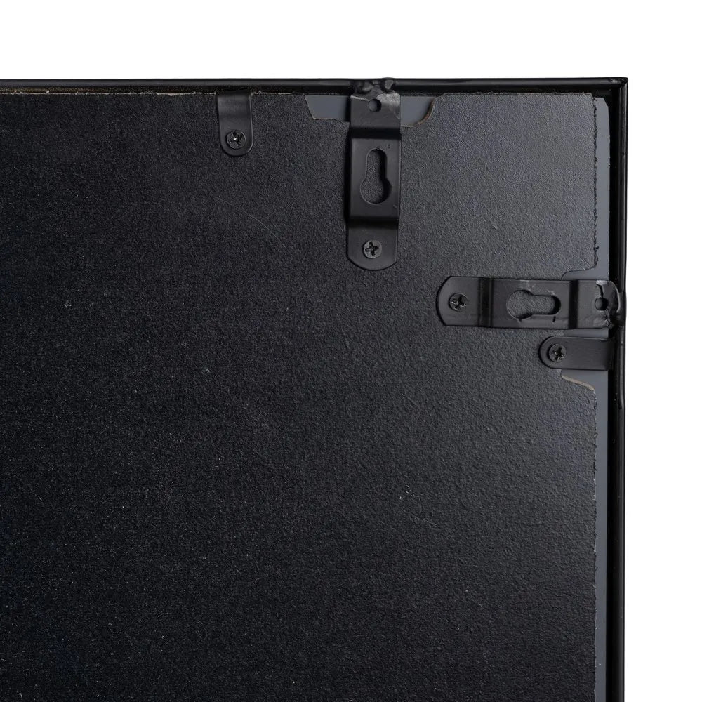 Espejo Ventana de Metal Negro "AXIA" - 90x115cm