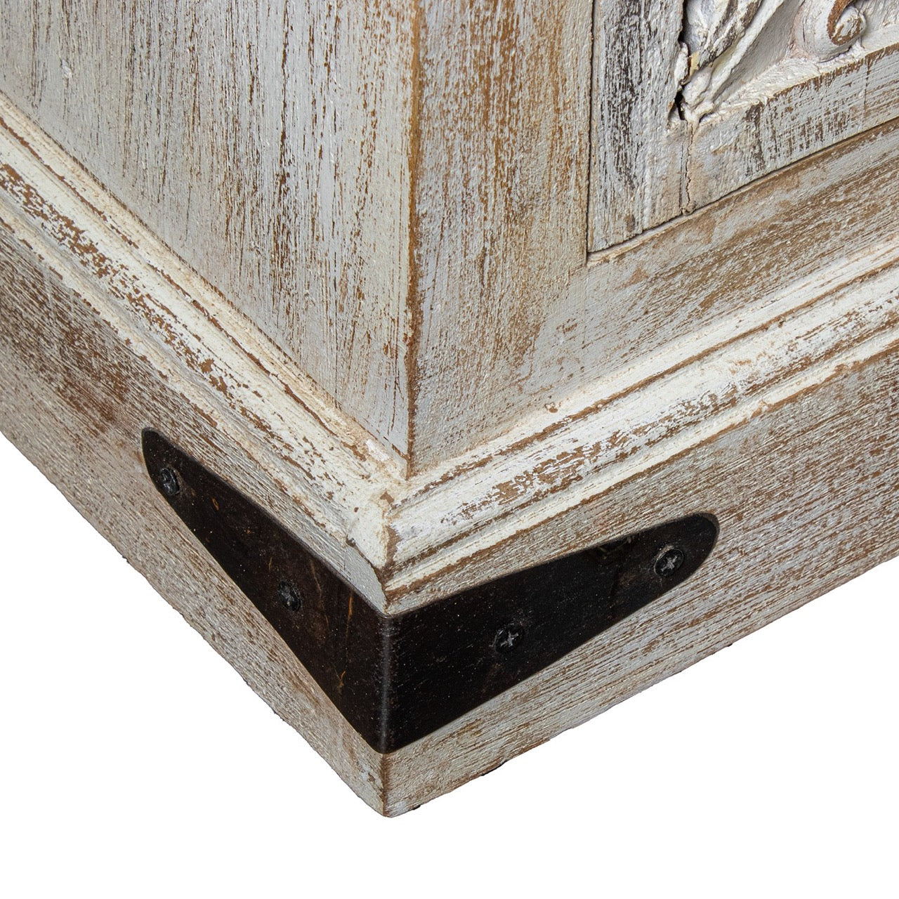 Armario Blanco de Madera de Mango Mandala - "Kumma"