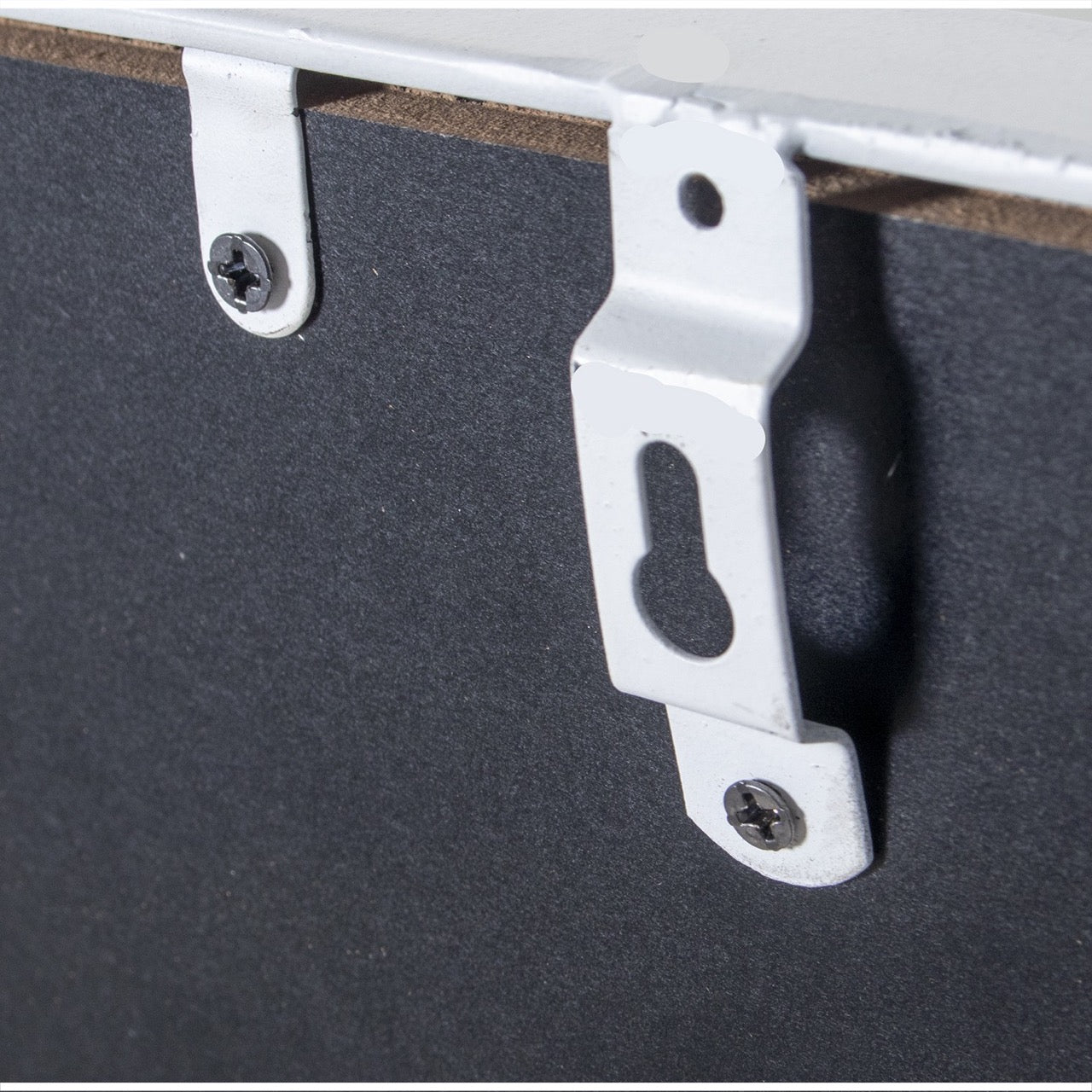 Espejo Ventana de Metal Blanco "LOFT" - 80x80cm