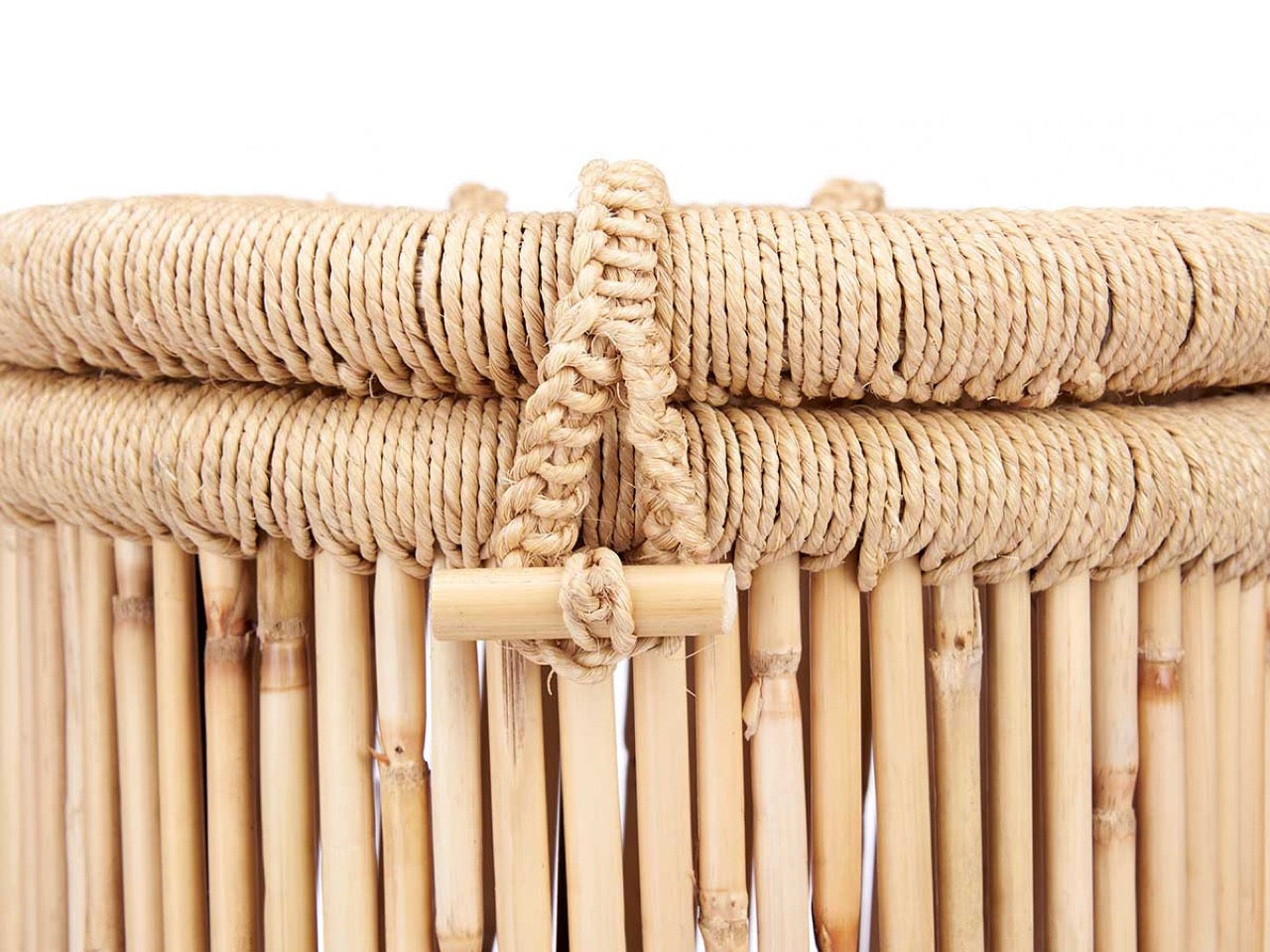 Conjunto de Baúles Redondos de Madera y Bambú - “Zanzibar”