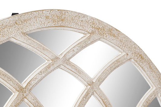Espejo Arco Ventana de Mango Blanco - "Nova"