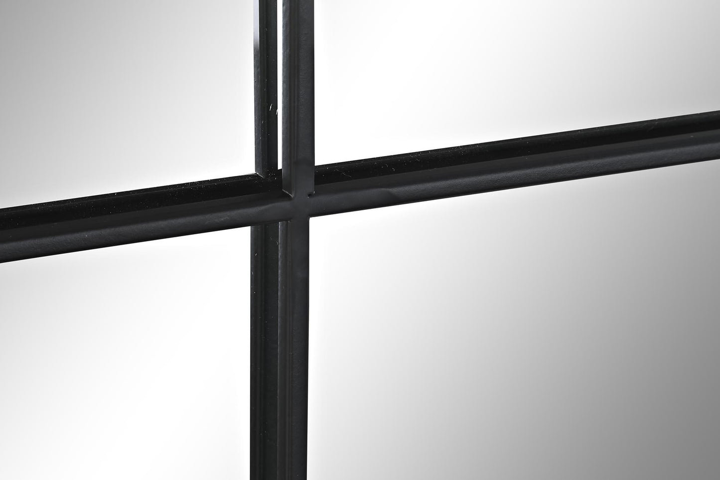 Espejo Ventana Negro de Metal - “NOE” - 150x60cm