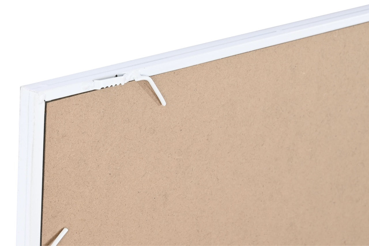 Espejo Ventana "NOE" de Metal Blanco - 90x90cm