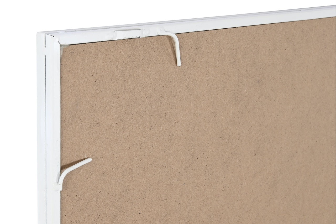 Espejo Ventana Blanco de Metal - “NOE” - 120x90cm