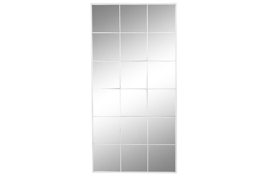 Espejo Ventana Blanco de Metal - “NOE” - 180x90cm