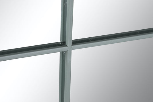 Espejo Ventana de Metal Verde Pastel - “NOE” - 120x90cm