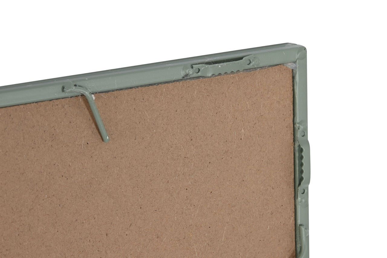 Espejo Ventana de Metal Verde Pastel - “NOE” - 120x90cm