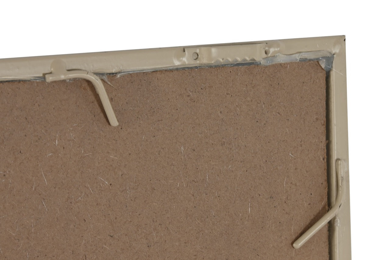 Espejo Ventana de Metal Beige Pastel - “NOE” - 120x90cm