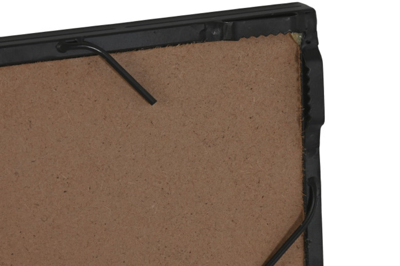 Espejo Ventana de Metal Negro - "Anxi" - 90x90cm