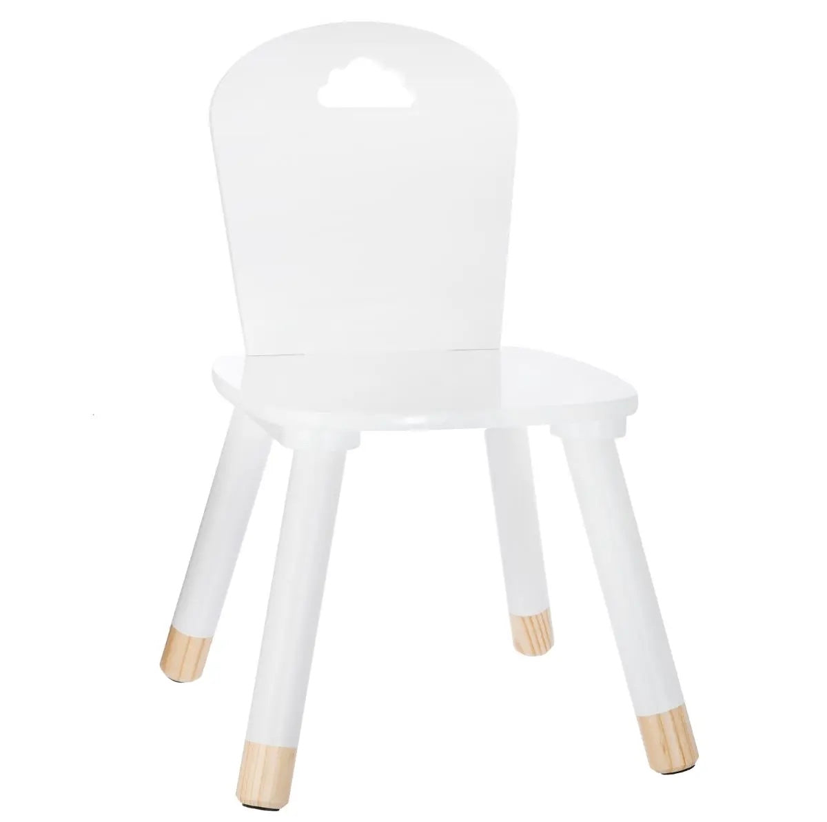 Silla Infantil de Madera Blanca - "Dulzura"