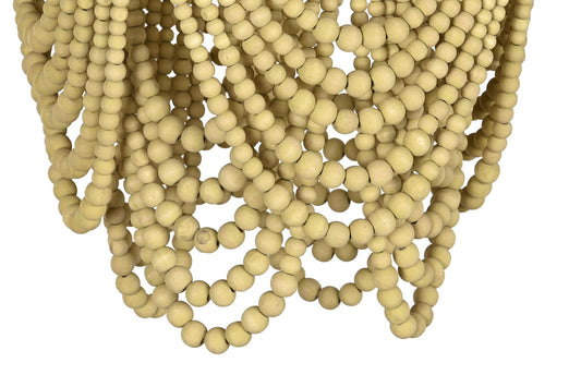 Lámpara de Techo Perlas de Madera - "Dream"