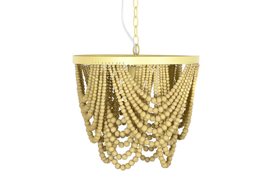 Lámpara de Techo Perlas de Madera - "Dream"