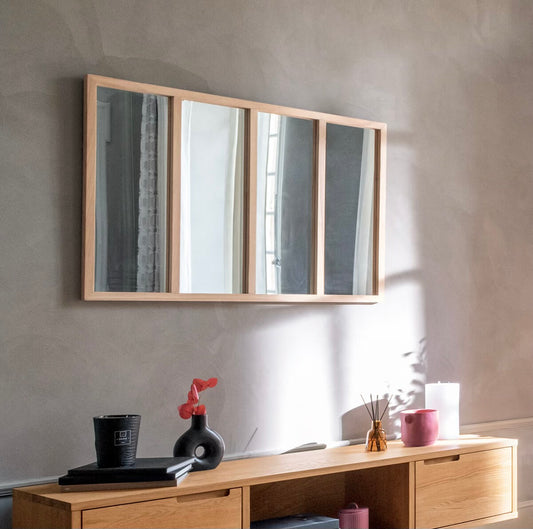 Espejo de Madera Natural - "Atelier"