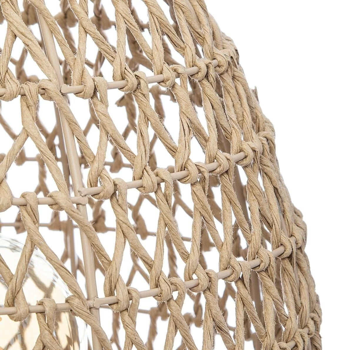 Lámpara de Sobremesa de Cuerda Natural - "Etiel"