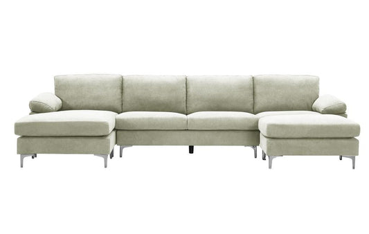 Sofá Chaiselongue Beige - “ARI”