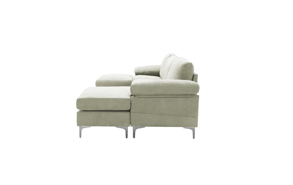 Sofá Chaiselongue Beige - “ARI”