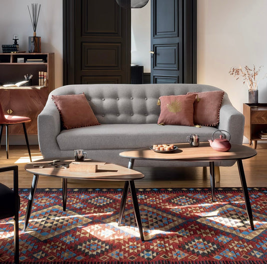 Mesas Auxiliares Nido de Nogal - “Milano” S/2