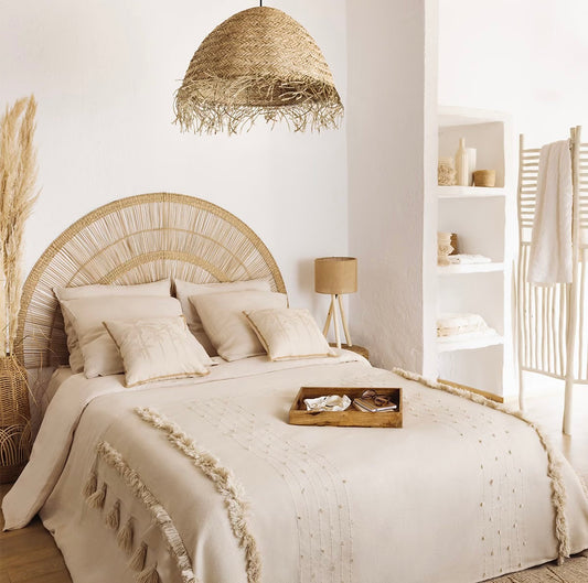 Mural Decorativo de Caña Natural - “See”