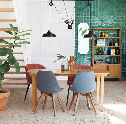 Espejo Ovalado de Metal Negro - “Sirena”