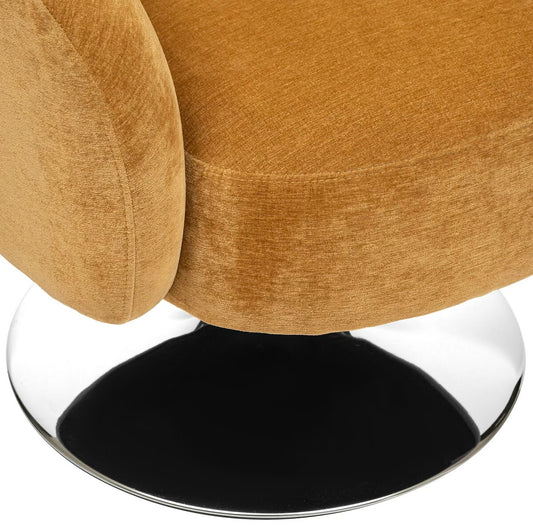 Sillón de Tejido Amarillo Ocre - "Edih"