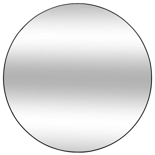 Espejo Negro de Metal - “Alice” - Ø110cm