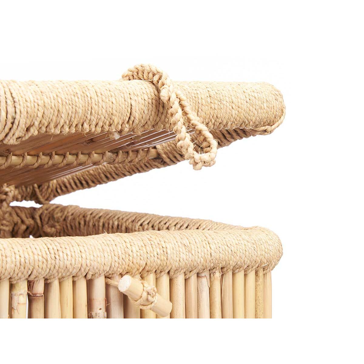 Conjunto de Baúles Cuadrados de Madera y Bambú - “Zanzibar”