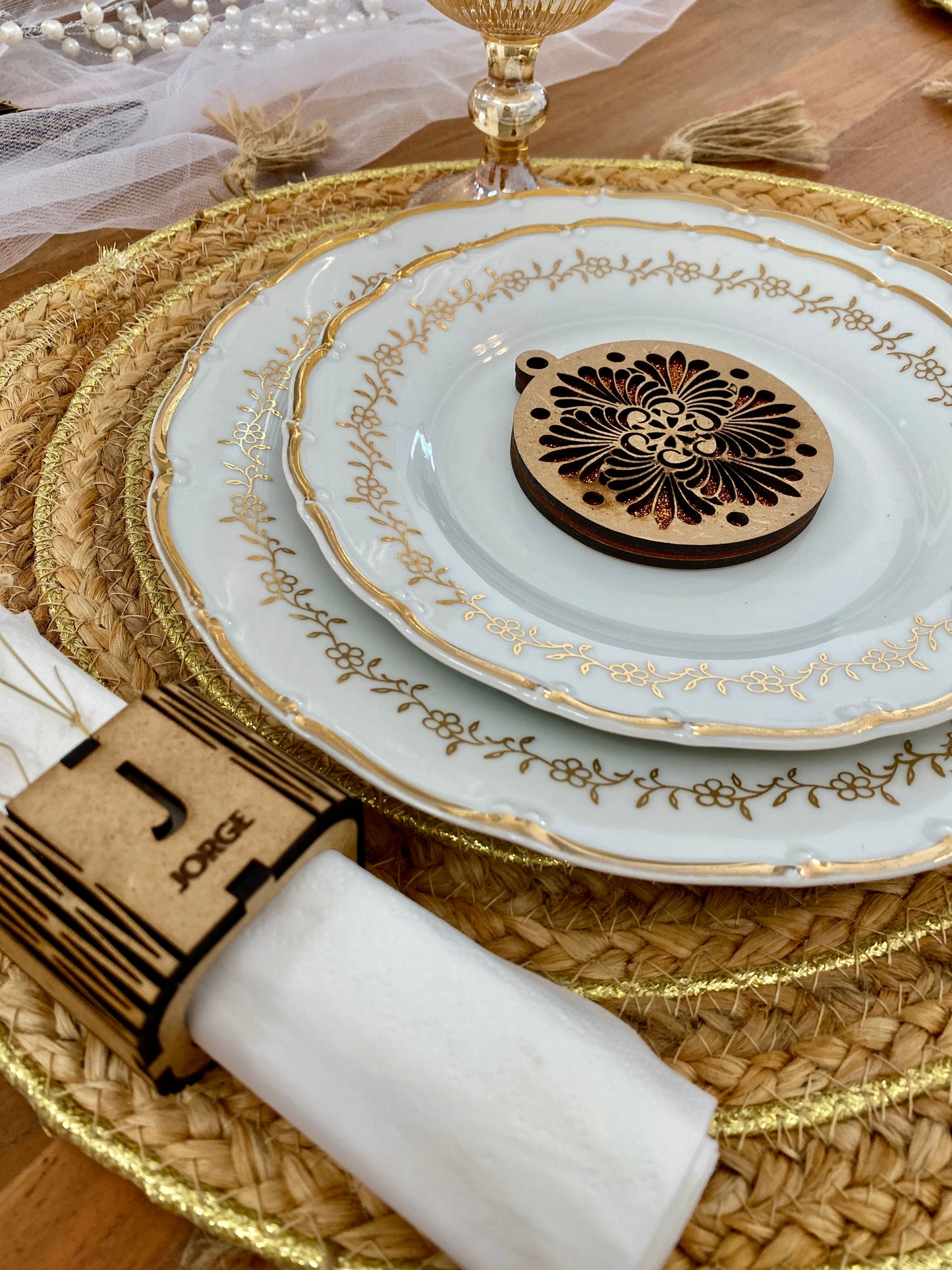 Servilleteros Personalizados Set de 6 unidades + Caja Personalizada