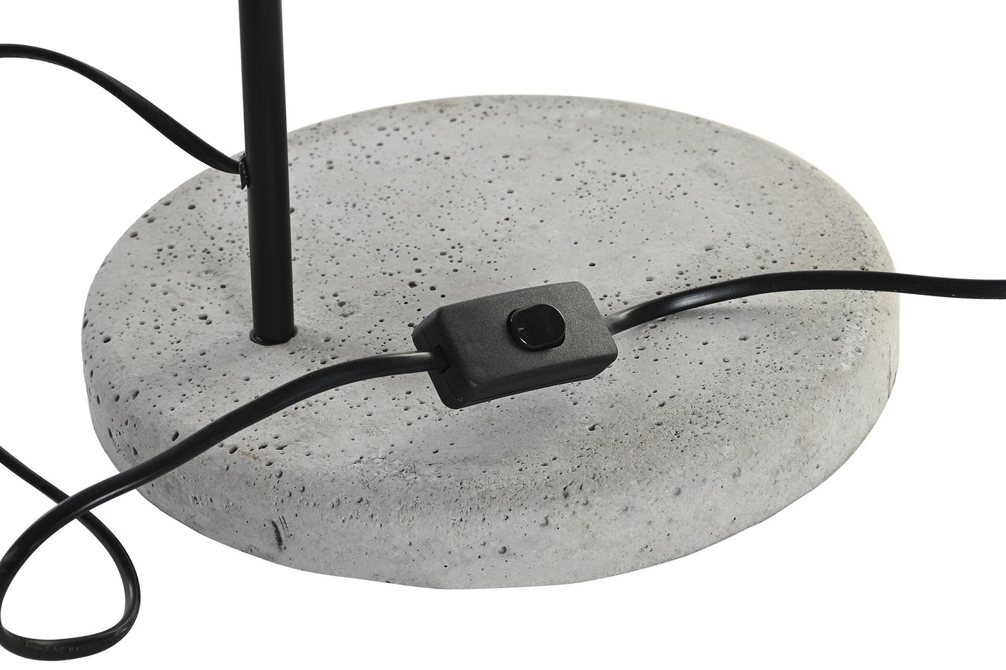 Lámpara de Sobremesa de Ratán y Metal - "Pétalos"