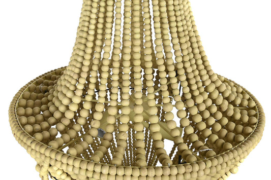 Lámpara de Techo de Bolas de Madera Natural – "Dream"