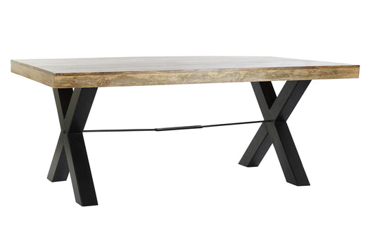 Mesa de Comedor de Madera y Metal - “LOFT”