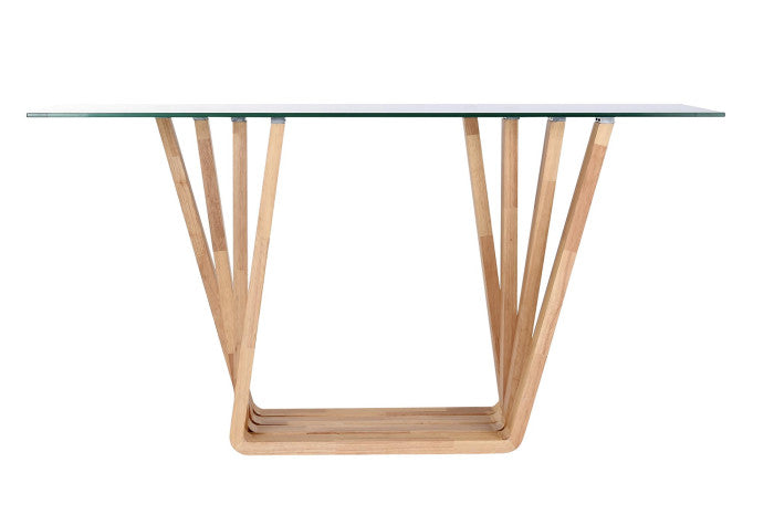 Consola moderna de madera de nogal - "NOGUE"