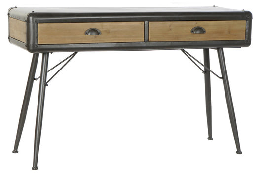 Consola de metal y madera de abeto - "MANHATTAN"