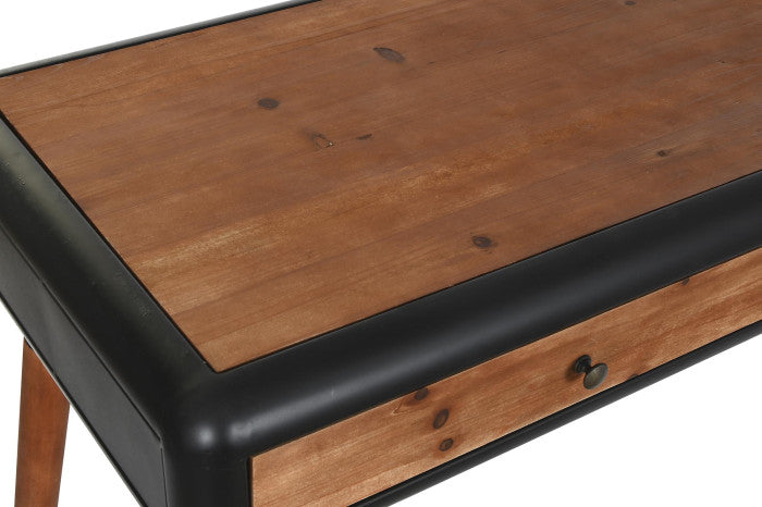 Consola de madera de abeto y metal - "NADIMA"