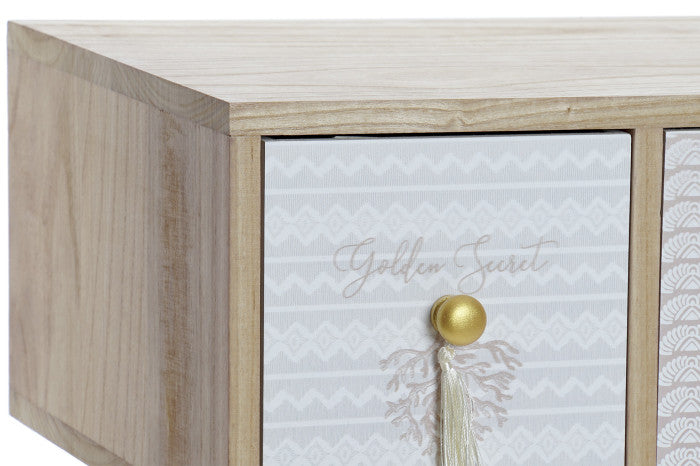 Consola Pawlownia con cajones