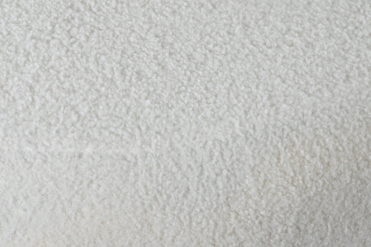 Sofá de Borreguito Blanco - “CURVA”