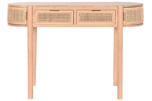 Consola de Madera y Ratán - "Rubby"