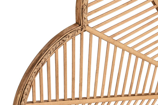 Cabecero de Bambú y Ratán Flor Natural - "Ayan"