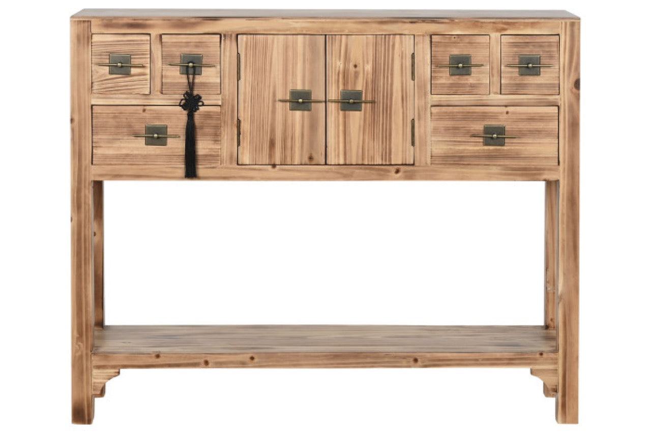 Consola de Madera de Abeto - "Oriental Mako" - 6C+2P