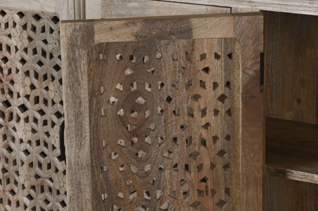 Aparador - Buffet de Madera de Mango Natural - "Ark"